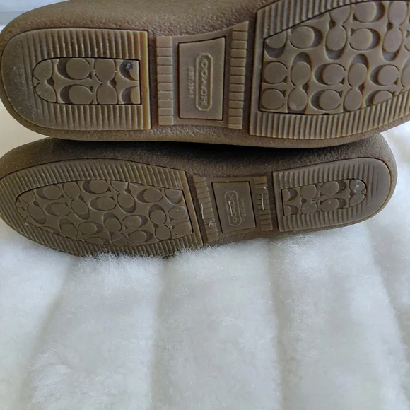 Coach White Fur-Lined Boot Size 8.5 - Picture 7 of 8